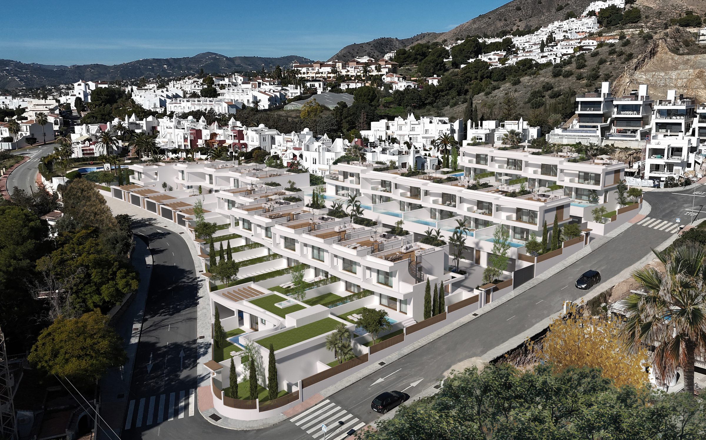 Infografía real de la obra de Maroa Village